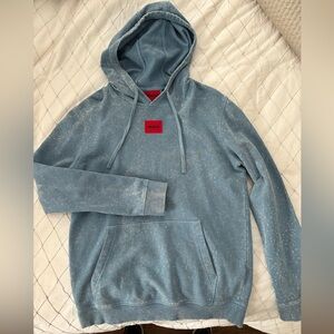 HUGO Dusty Blue Men's Hoodie